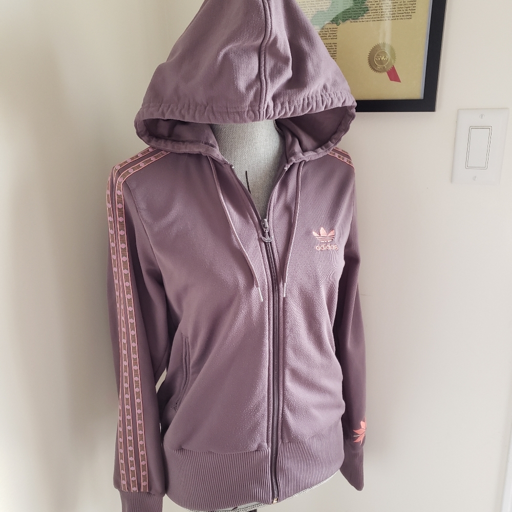 Adidas jacket . Tag says large fits smaller